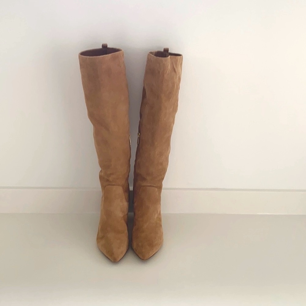 Sam Edelman suede knee high boots size 8